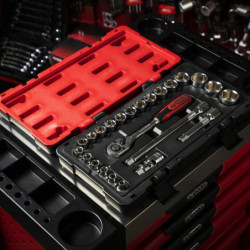 COFFRET DE DOUILLES ET ACCESSOIRES ULTIMATE 1/2' - 23 PIÈCES