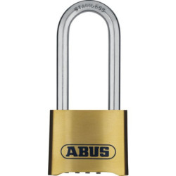 Cadenas à combinaison laiton 4 chiffres 180IB largeur 50mm anse inox hauteur 63mm reference 180IB-50
