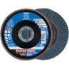 DISQUE A LAMELLES 125 G060 SG POLIFAN POWER ACIER/INOX BOMBE