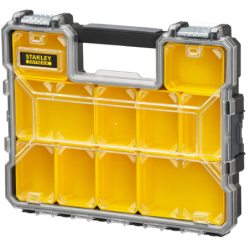 ORGANISEUR ETANCHE PROF 64mm 10 COMPARTIMENTS AMOVIBLES 45X36X6 cm