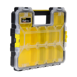 ORGANISEUR ETANCHE PROF 64mm 10 COMPARTIMENTS AMOVIBLES 45X36X6 cm