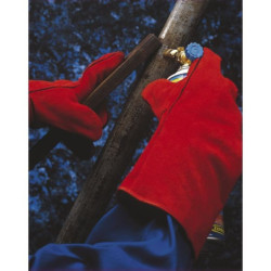 Gant soudeur croûte bovin rouge T.10 3133X - 413X4X