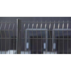 PANNEAU DE CLOTURE AXIS C HAUT 1.70mx LARG 2.48m Maille 200x55mm FIL 5mm GRIS 7016