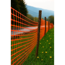 BARRIERE DE CHANTIER ORANGE 1Mx50 ML