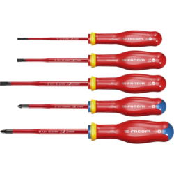 JEU DE 5 TOURNEVIS PROTWIST ISOLE 1000V ATD.J5TVEPB