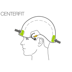 Casque monteur Vertex Vent ventilé avec jugulaire réglage 2 molettes latérales