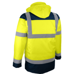Parka HV Palerme Jaune/marine