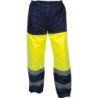 Pantalon pluie HV Sören Jaune/marine