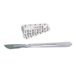 SET / BISTOURI + 5 LAMES 2216