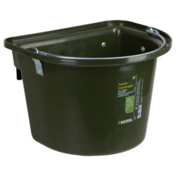 SEAU MANGEOIRE PLASTIQUE 12L, AVEC ANSE, AQUAMARIN