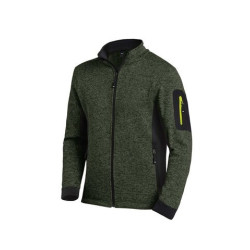 SWEAT CARDIGAN ZIPPE CHRISTOPH 100% POLY 280G Anthracite/ Noir