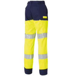 Pantalon HV Luklight Very Light Jaune/marine