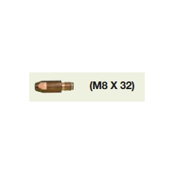 TUBE CONTACT MB36 M8x32 CuCrZr D1,2 ACIER (sachet de 10 pcs)