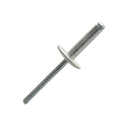 RIVETS ALU ACIER TL 4 X 16 BOITE DE 250 PIECES