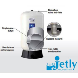 RESERVOIR A DIAPHRAGME 300 V VERTICAL