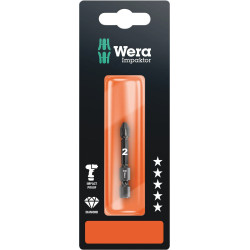 BLISTER DE 1 EMBOUT IMPACT POZIDRIV PZ 3 X LONG 50 MM