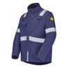 Blouson multirisques Overo atex reflect coton polyester 260g Marine