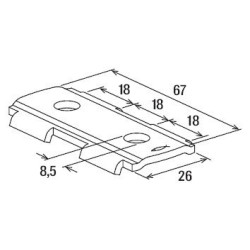 CONNECTEUR DE RAILS SV 31