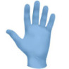 Gant usage court nitrile non poudré bleu 24cm Boîte de 100