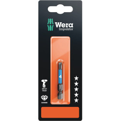 BLISTER DE 1 EMBOUT IMPACT HEXAGONAL 4.0 X LONG 50 MM