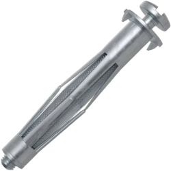 CHEVILLE METALLIQUE POUR PLACO + VIS HM6x37S (boite de 50 pcs)