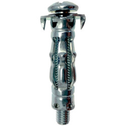 CHEVILLE METALLIQUE POUR PLACO + VIS HM6x52S (boite de 50 pcs)
