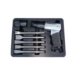 BURINEUR PNEUMATIQUE EMMANCHEMENT HEXAGONAL 11mm (en coffret)