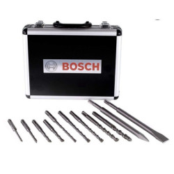 Coffret de 11 accessoires pour perforateur SDS-PLUS