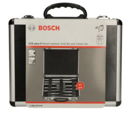 Coffret de 11 accessoires pour perforateur SDS-PLUS