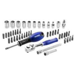 COFFRET DE DOUILLES ET VISSAGES 1/4 EXPERT (coffret 48 pcs)