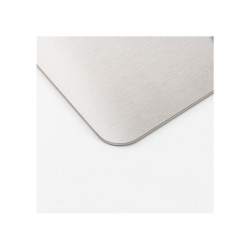 PLATOIR FLAMAND INOX 450mm POIGNEE FIBRE