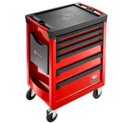 SERVANTE D'ATELIER ROLL 6 tiroirs 3 modules par tiroir rouge ROLL.6M3APF