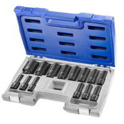 COFFRET DE DOUILLES LONGUES 1/2 IMPACT 6 pans EXPERT