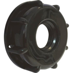 ADAPTATEUR PLASTIQUE DE CUVE 1000L D60mm SORTIE F.20x27 (seul)