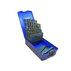 COFFRET 19 FORETS CYL CO5% POUR INOX Ø 1,0 A 10mm