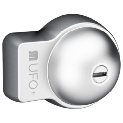 VERROU DE SÉCURITÉ POUR VÉHICULE UTILITAIRE UFO SIMPLE, INOX AVEC 2 CLÉS