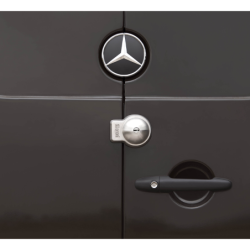 VERROU DE SÉCURITÉ POUR VÉHICULE UTILITAIRE UFO SIMPLE, INOX AVEC 2 CLÉS