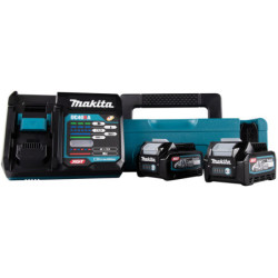 Pack de 2 batteries MAX XGT 40V 2.5 Ah + chargeur En coffret Makpac