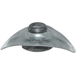 CAVALIER LOSANGE GALVA+RONDELLE D'ETANCHEITE Ø6.5mm (sachet de 100 pcs)