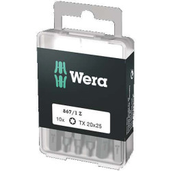 EMBOUTS DE VISSAGE 1/4 TORX TX 30x25mm (boite de 10 pcs)