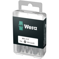 EMBOUTS DE VISSAGE 1/4 PHILLIPS PH 1x25mm (boite de 10 pcs)