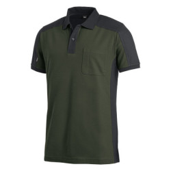 POLO KONRAD CP 180G Olive/Noir