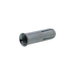 CHEVILLE METALLIQUE FEMELLE GRIP+L AVEC COLERETTE M10x25mm