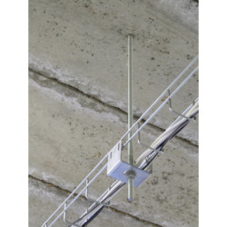 CHEVILLE METALLIQUE FEMELLE GRIP+L AVEC COLERETTE M6x25mm
