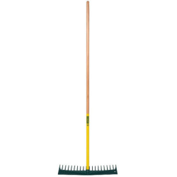 RATEAU POLYMERE LONG 60CM,20 Dents AVEC MANCHE