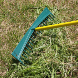 RATEAU POLYMERE LONG 60CM,20 Dents AVEC MANCHE