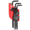 JEU DE 7 CLES MALES TORX-RESISTORX TETES SPHERIQUES 89SR.J7PB