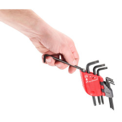 JEU DE 7 CLES MALES TORX-RESISTORX TETES SPHERIQUES 89SR.J7PB
