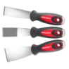 JEU DE 3 GRATTOIRS EN INOX