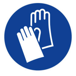 DISQUE 300 mm PORT OBLIGATOIRE DE GANTS DE PROTECTION
